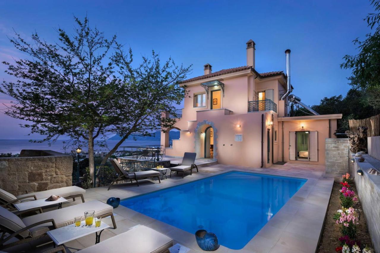 Seaview Villa Sofia ' Top Destination ' Kissamos Bagian luar foto